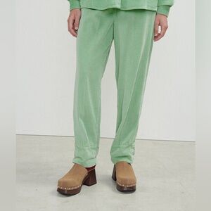 American Vintage Light Green Corduroy Trousers